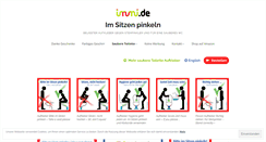 Desktop Screenshot of im-sitzen-pinkeln.de