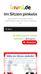 Mobile Screenshot of im-sitzen-pinkeln.de